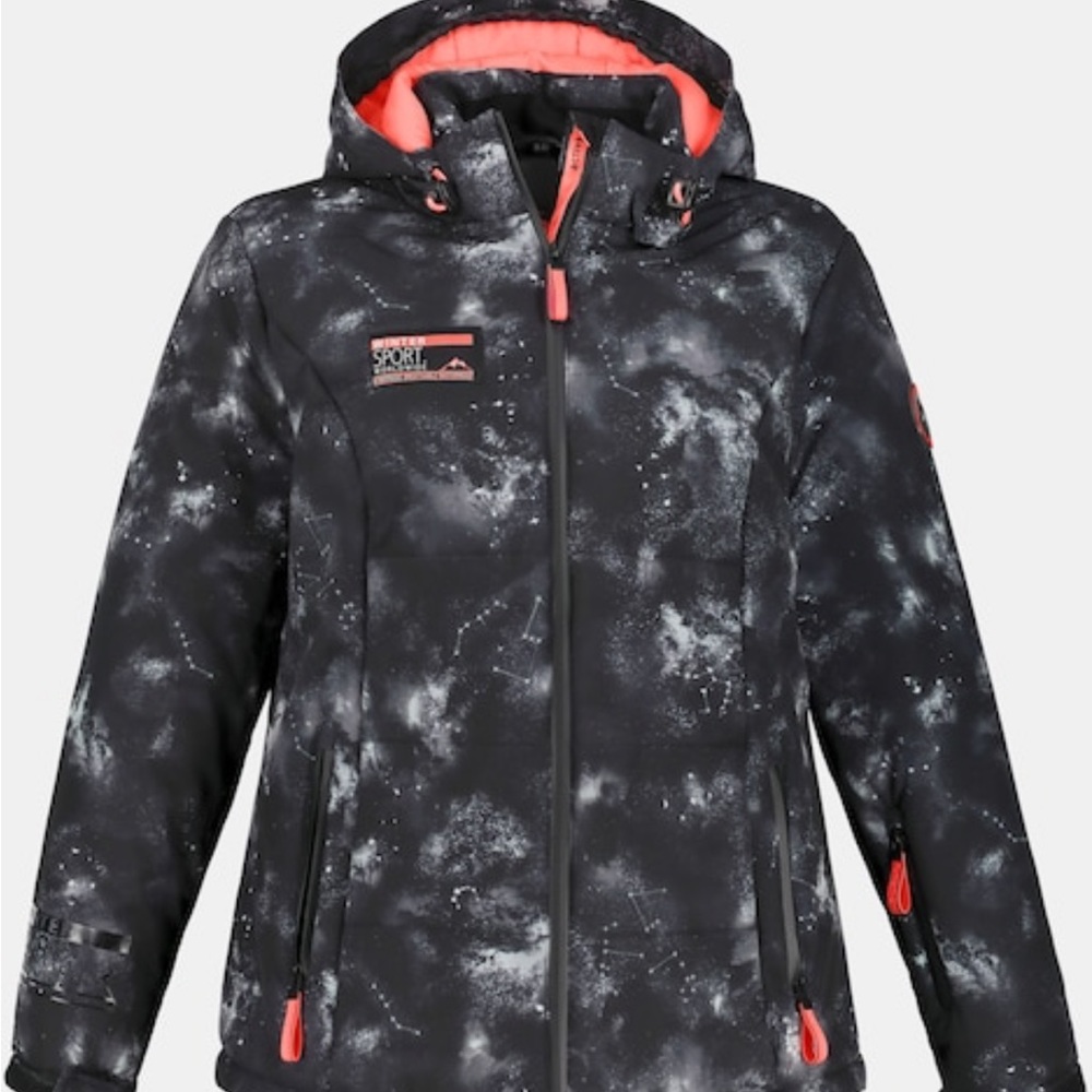 Ulla Popken Galaxy Print Triple Function ski jacket